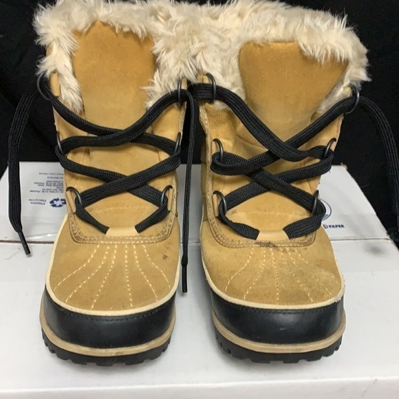 SOREL- Women’s Tivoili tan suede upper size 6 - Picture 2 of 7